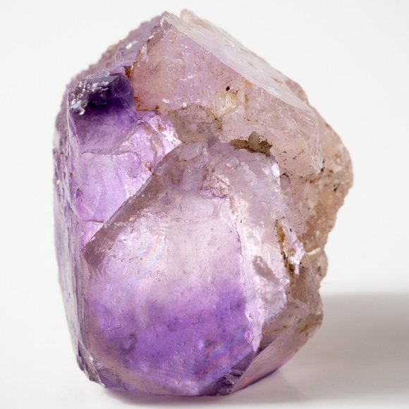 Unique form of translucent Illinois fluorite cube natural specimen - Picture 6 of 11